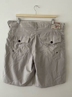 True Religion Ricky Relaxed Straight Board Shorts Size 34